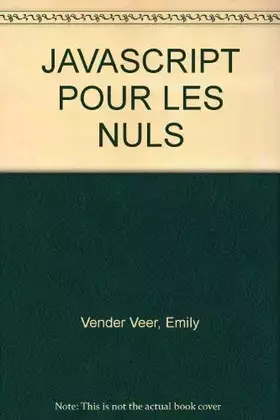 Couverture du produit · JavaScript pour les nuls