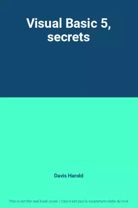 Couverture du produit · Visual Basic 5, secrets
