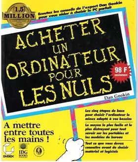 Couverture du produit · Acheter un ordinateur pour les nuls
