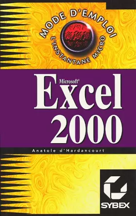 Couverture du produit · Excel 2000 mode d'emploi