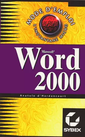 Couverture du produit · Word 2000