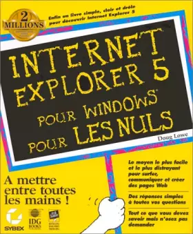 Couverture du produit · Internet Explorer 5