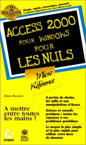 Couverture du produit · Access 2000