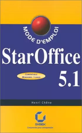 Couverture du produit · Staroffice 5.1 : mode d'emploi