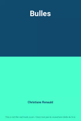 Couverture du produit · Bulles