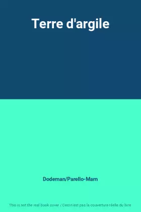 Couverture du produit · Terre d'argile