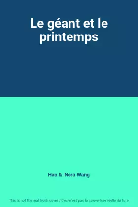 Couverture du produit · Le géant et le printemps