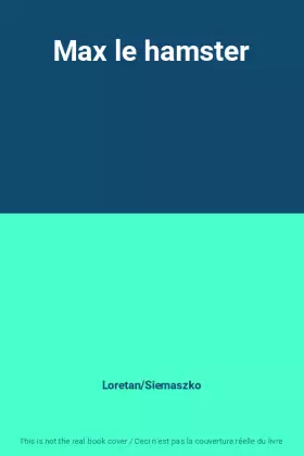Couverture du produit · Max le hamster