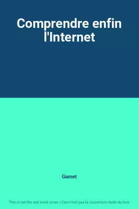 Couverture du produit · Comprendre enfin l'Internet
