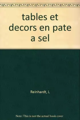 Couverture du produit · Tableaux et décors en pâte à sel