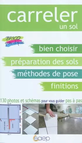 Couverture du produit · Carreler un sol