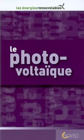 Couverture du produit · Le photo-voltaïque