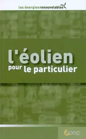 Couverture du produit · L'éolien pour le particulier