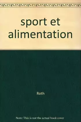 Couverture du produit · Sport et alimentation