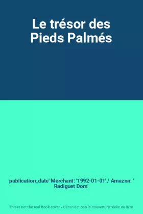 Couverture du produit · Le trésor des Pieds Palmés