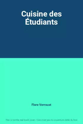 Couverture du produit · Cuisine des Étudiants
