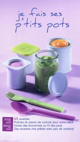 Couverture du produit · Je Fais Ses P'Tits Pots