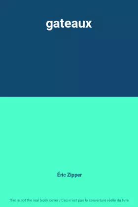 Couverture du produit · gateaux
