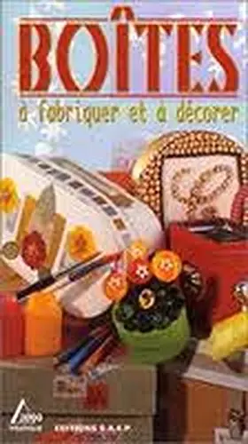Couverture du produit · Boîtes à fabriquer et à décorer