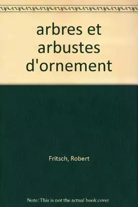 Couverture du produit · Arbres et arbustes d'ornement