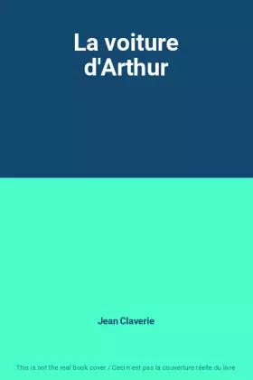 Couverture du produit · La voiture d'Arthur