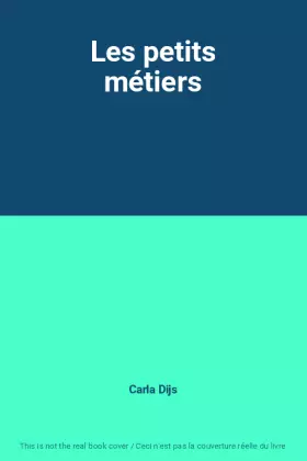 Couverture du produit · Les petits métiers