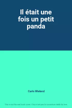 Couverture du produit · Il était une fois un petit panda