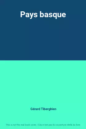 Couverture du produit · Pays basque