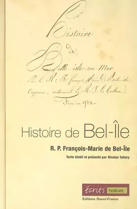 Couverture du produit · Histoire de Belle-Ile en mer