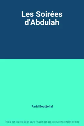 Couverture du produit · Les Soirées d'Abdulah