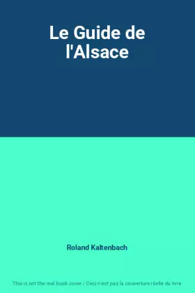 Couverture du produit · Le Guide de l'Alsace