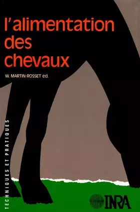 Couverture du produit · L'alimentation des chevaux