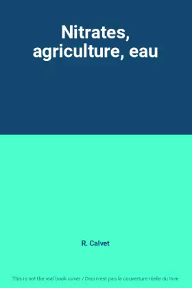 Couverture du produit · Nitrates, agriculture, eau