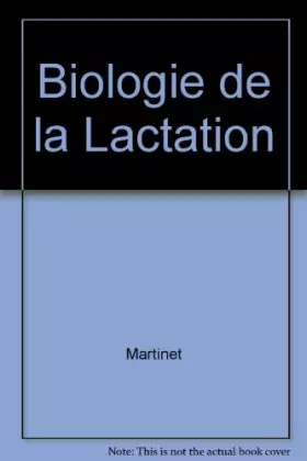 Couverture du produit · Biologie de la lactation