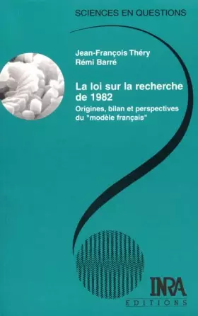 Couverture du produit · La loi sur la recherche de 1982