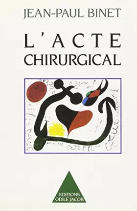 Couverture du produit · L'Acte chirurgical