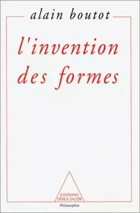 Couverture du produit · L'Invention des formes