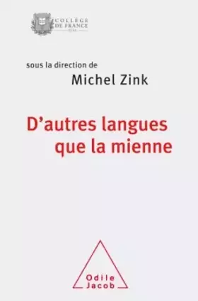 Couverture du produit · D'Autres langues que la mienne