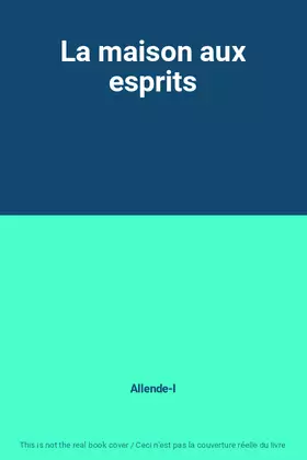 Couverture du produit · La maison aux esprits