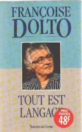 Couverture du produit · Tout est langage