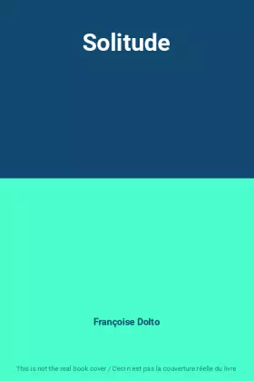 Couverture du produit · Solitude