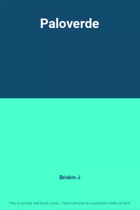Couverture du produit · Paloverde