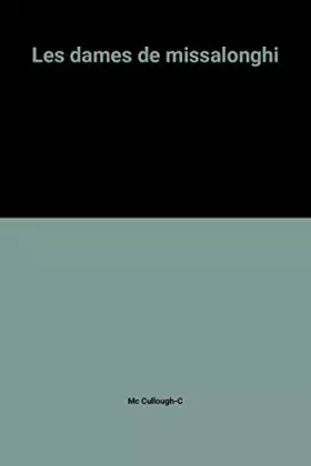 Couverture du produit · Les dames de missalonghi