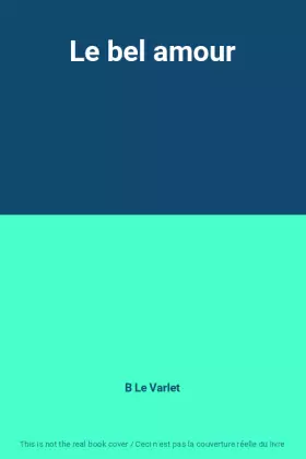 Couverture du produit · Le bel amour