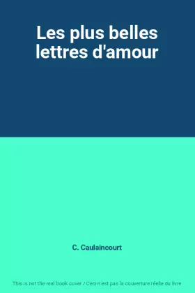 Couverture du produit · Les plus belles lettres d'amour