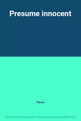 Couverture du produit · Presume innocent