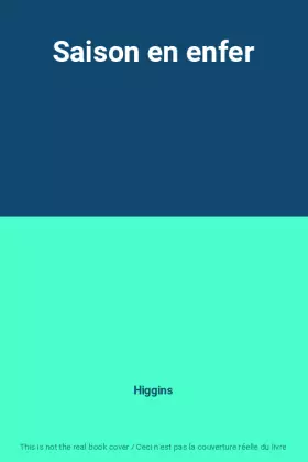 Couverture du produit · Saison en enfer