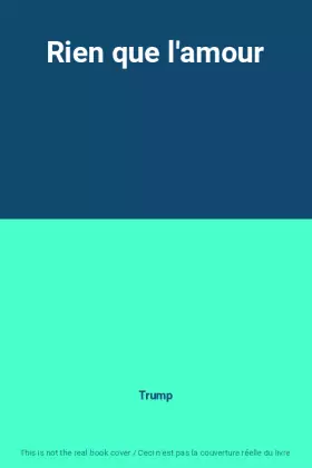Couverture du produit · Rien que l'amour
