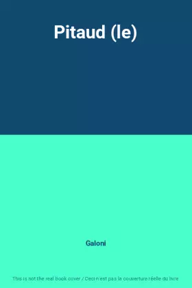 Couverture du produit · Pitaud (le)