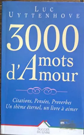 Couverture du produit · 3000 mots d'amour